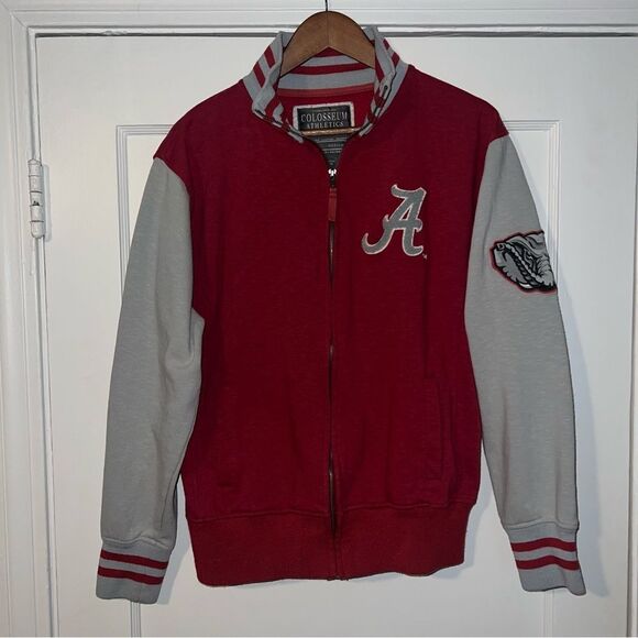 Colosseum University Of Alabama Crimson Tide Varsity Jacket Men’s Size Medium - Picture 1 of 9
